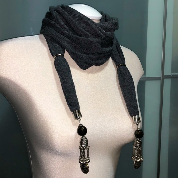 2 in 1 Scarf & Jewelry - Picture 10 of 14